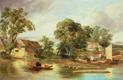 Molino de papel de Taverham, Norfolk de Alfred Priest